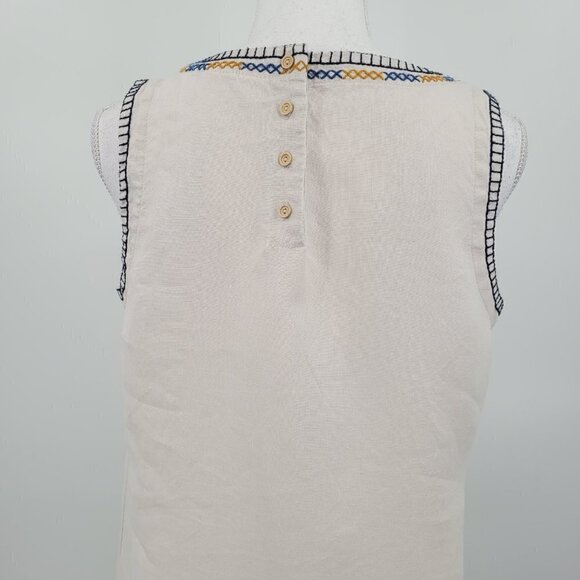 Artisan NY Linen Boho Shift Dress - Picture 9 of 13